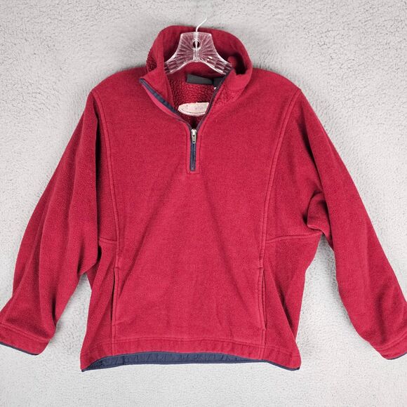 VTG Patagonia Mens M Synchilla Fleece 1/4 Zip Pullover Red Gorpcore Hiking